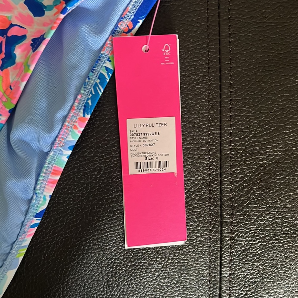 NWT Lilly Pulitzer Ranthia Top & Pico High Cut Bottom Bikini Set - Picture 6 of 6